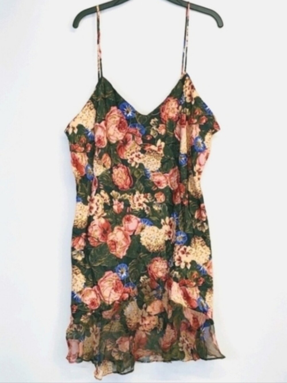 CIRCA 2000 Vintage Floral Chemise Nighty Size Small